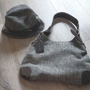 Harris Tweed handbag & hat
